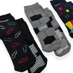 3 chaussettes chaudes en coton antidérapantes
