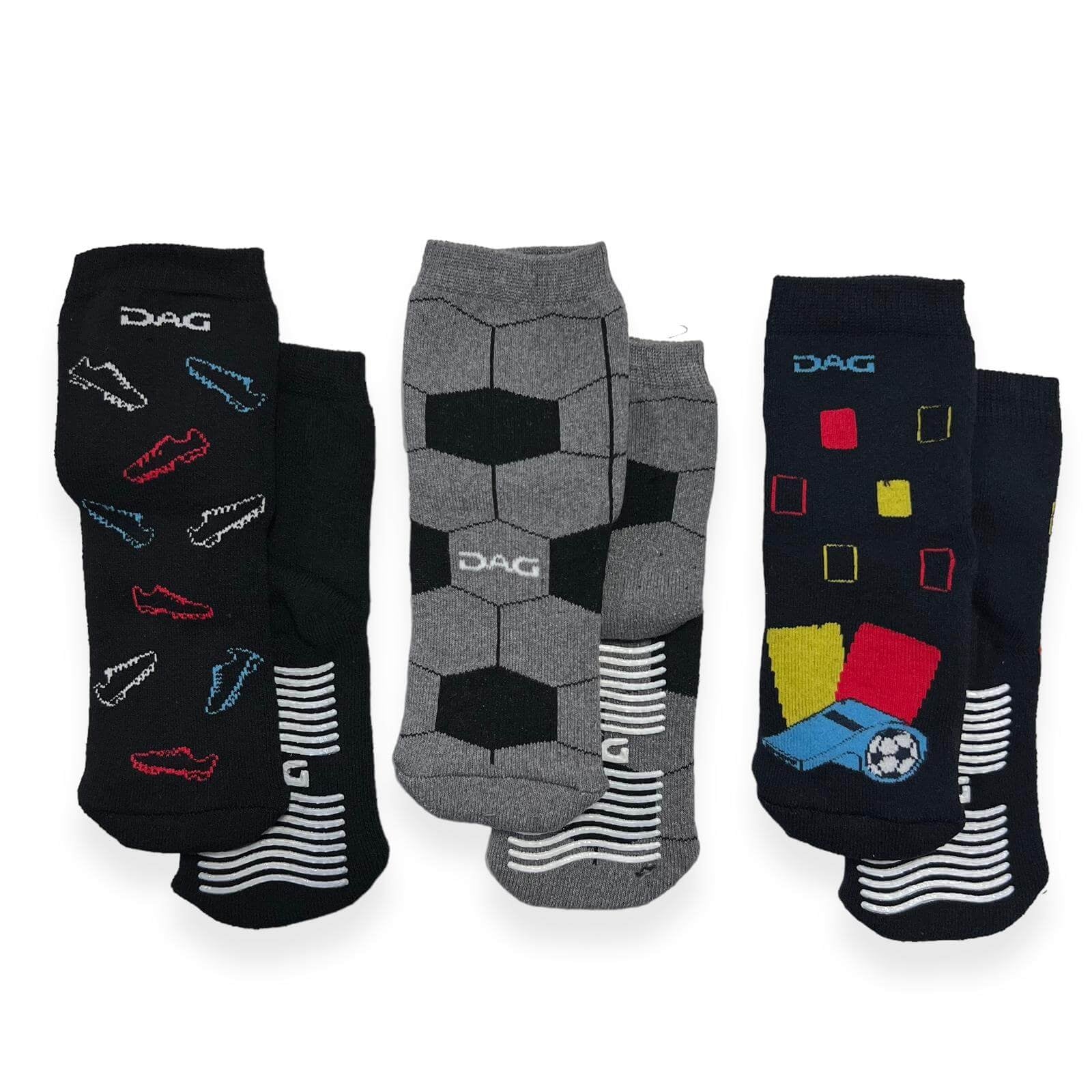 3 chaussettes chaudes en coton antidérapantes