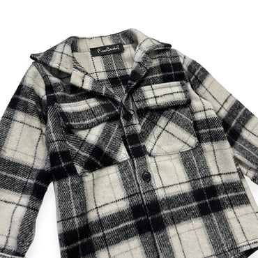 Camicia/Cappotto Scozzese in Flanella Neonato