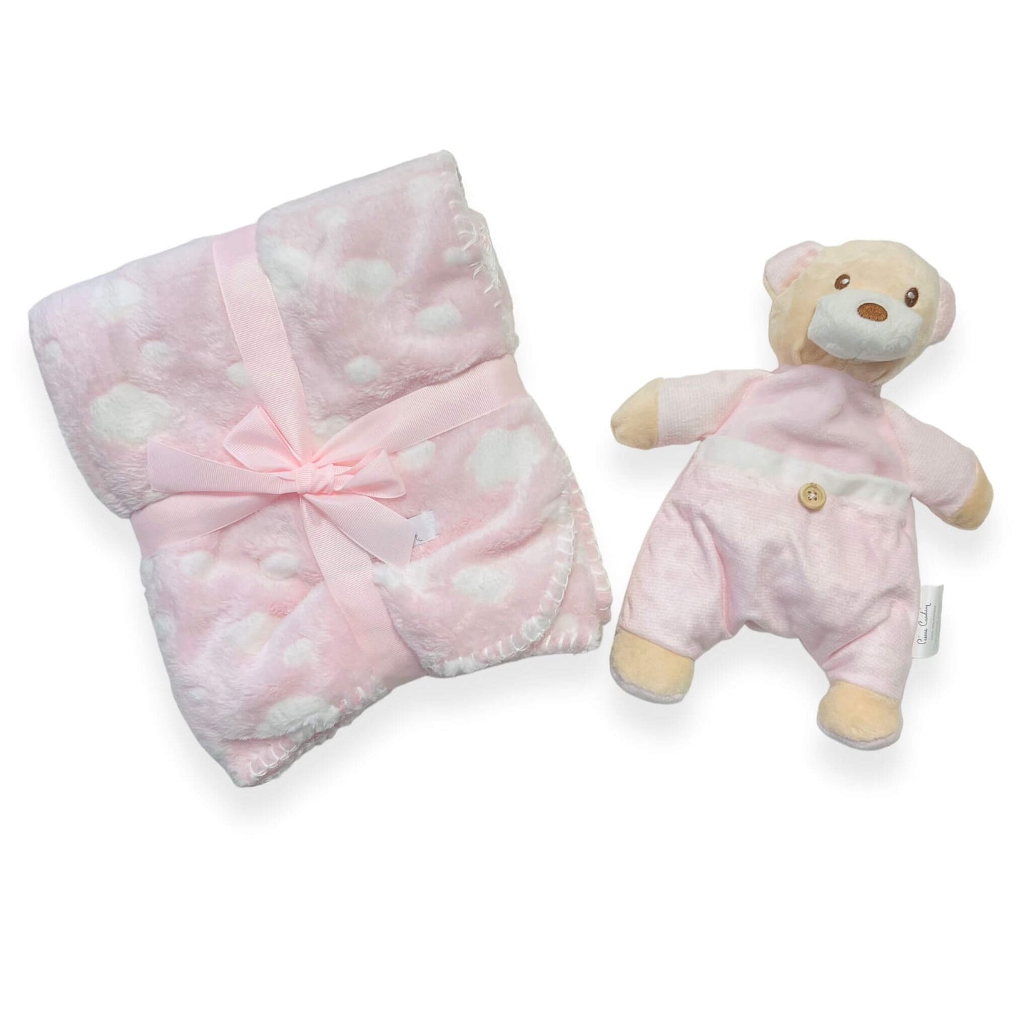 Couverture polaire + attache-sucette pour lit bébé