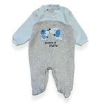 Combinaison chenille pastel