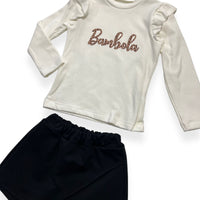 Tenue bébé fille chaude en coton