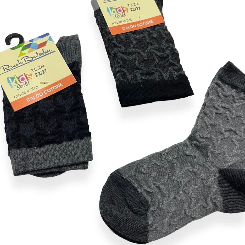 3 chaussettes chaudes en coton pour fille