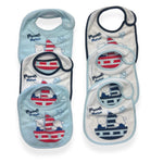 6 bavoirs éponge Mélanie