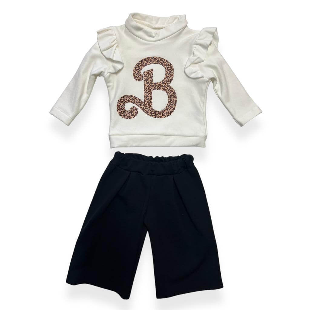 Tenue bébé fille chaude en coton