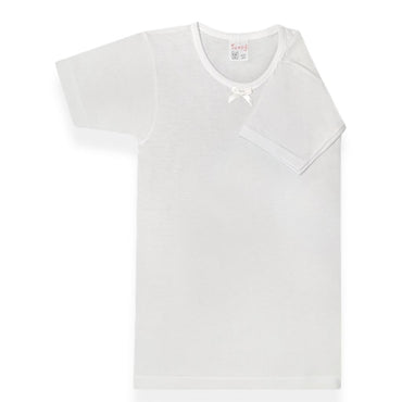 Chemise de sous-vêtements chaude en coton pour fille