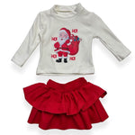 Tenue de Noël chaude en coton pour bébé fille