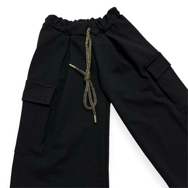 Pantalone Bimba Cargo A Palazzo