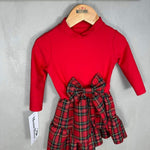 Robe de Noël chaude en coton pour bébé fille