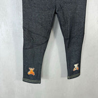 Leggings en jean rembourrés en peluche pour filles