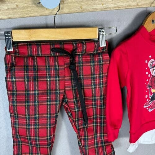 Costume de Noël en coton chaud