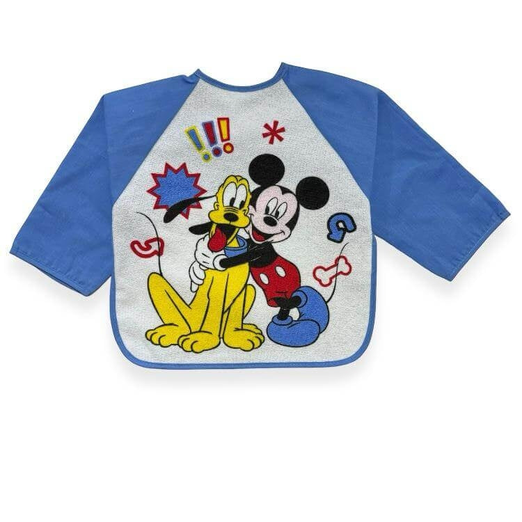 Bavoir maxi Mickey Mouse avec manches