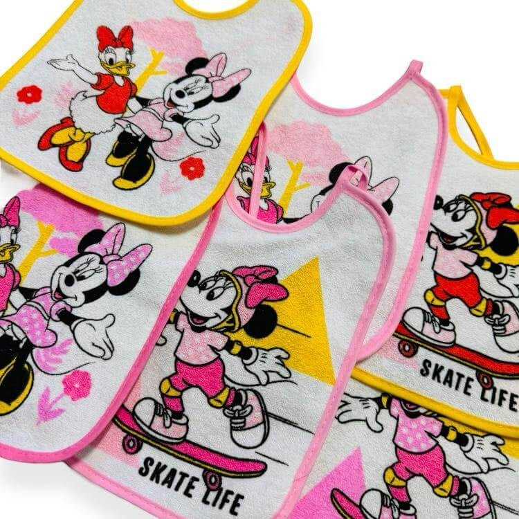 6 bavoirs Mickey Mouse Disney