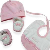 Set Cotone Cappello+scarpe+bavetta Limited Edition