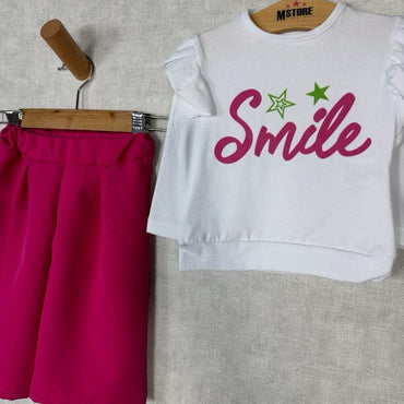 Tenue en coton pour bébé fille