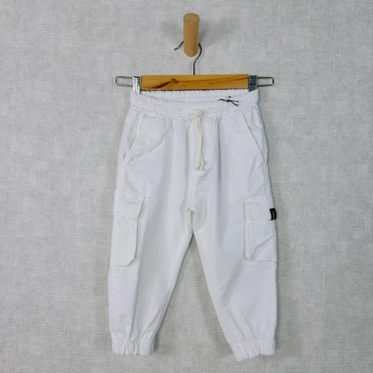 Pantalon cargo en coton pour bébé