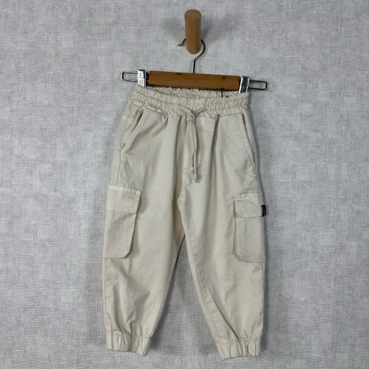 Pantalone In Cotone Cargo Bimbo