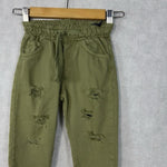 Pantalon en coton avec déchirures pour garçon