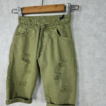 Pantalone In Cotone Con Strappi