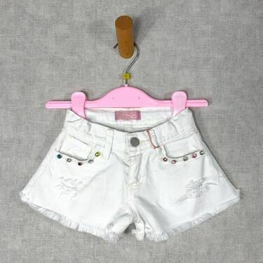 Short en jean bébé fille