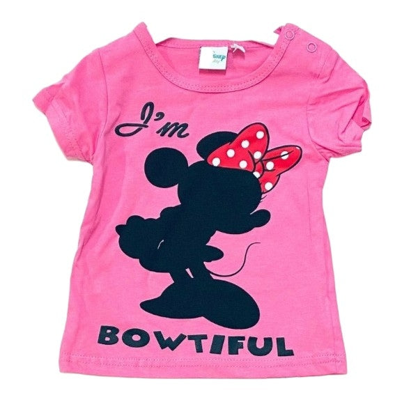 T-shirt neonata Disney 100% Cotone