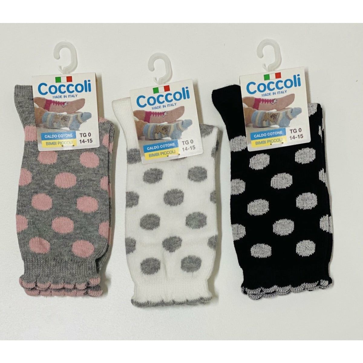 3 Calzini Alti in Caldo cotone Neonata - Mstore016