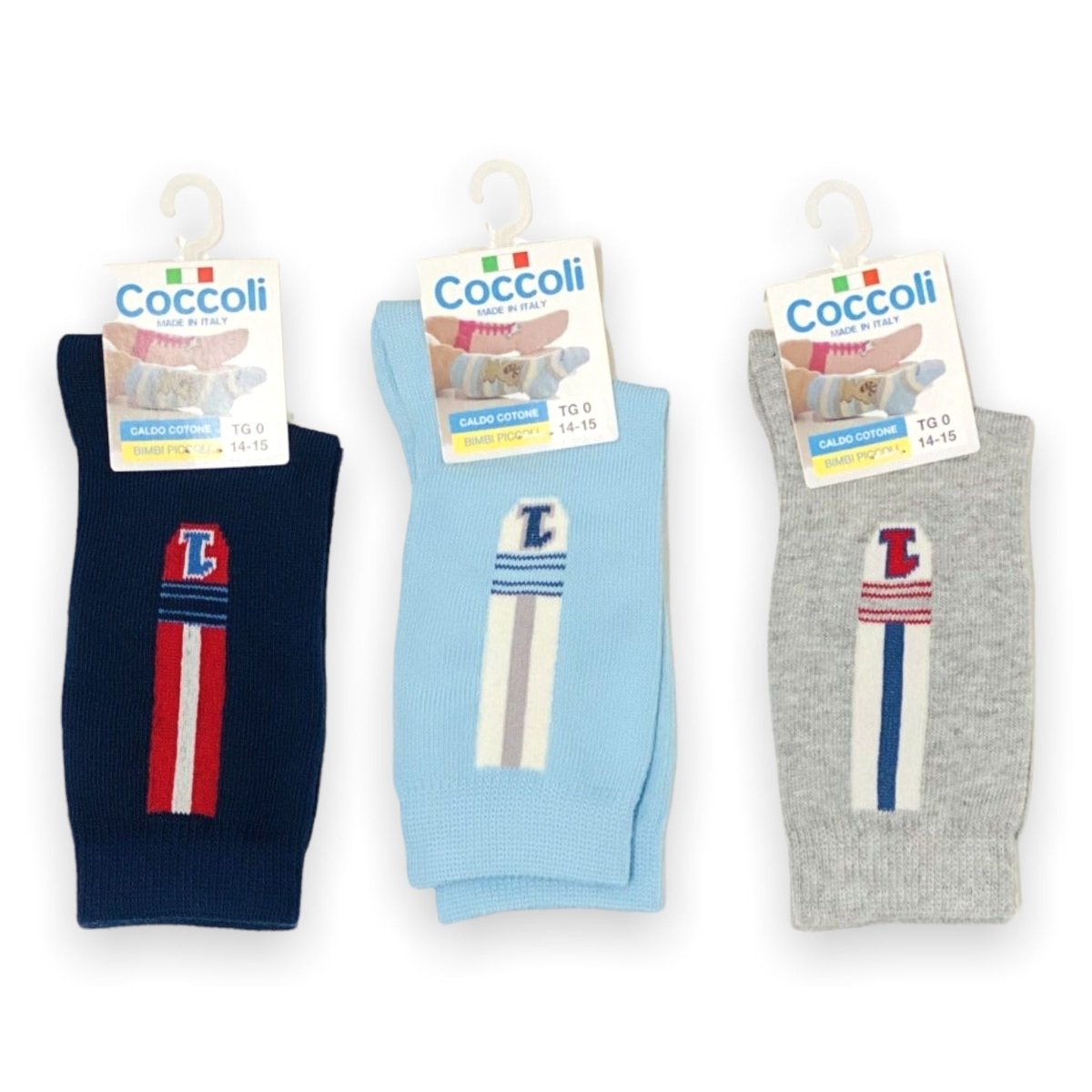 3 Calzini Alti in Caldo cotone Neonato - Mstore016 - Calzino Bimba - Coccoli