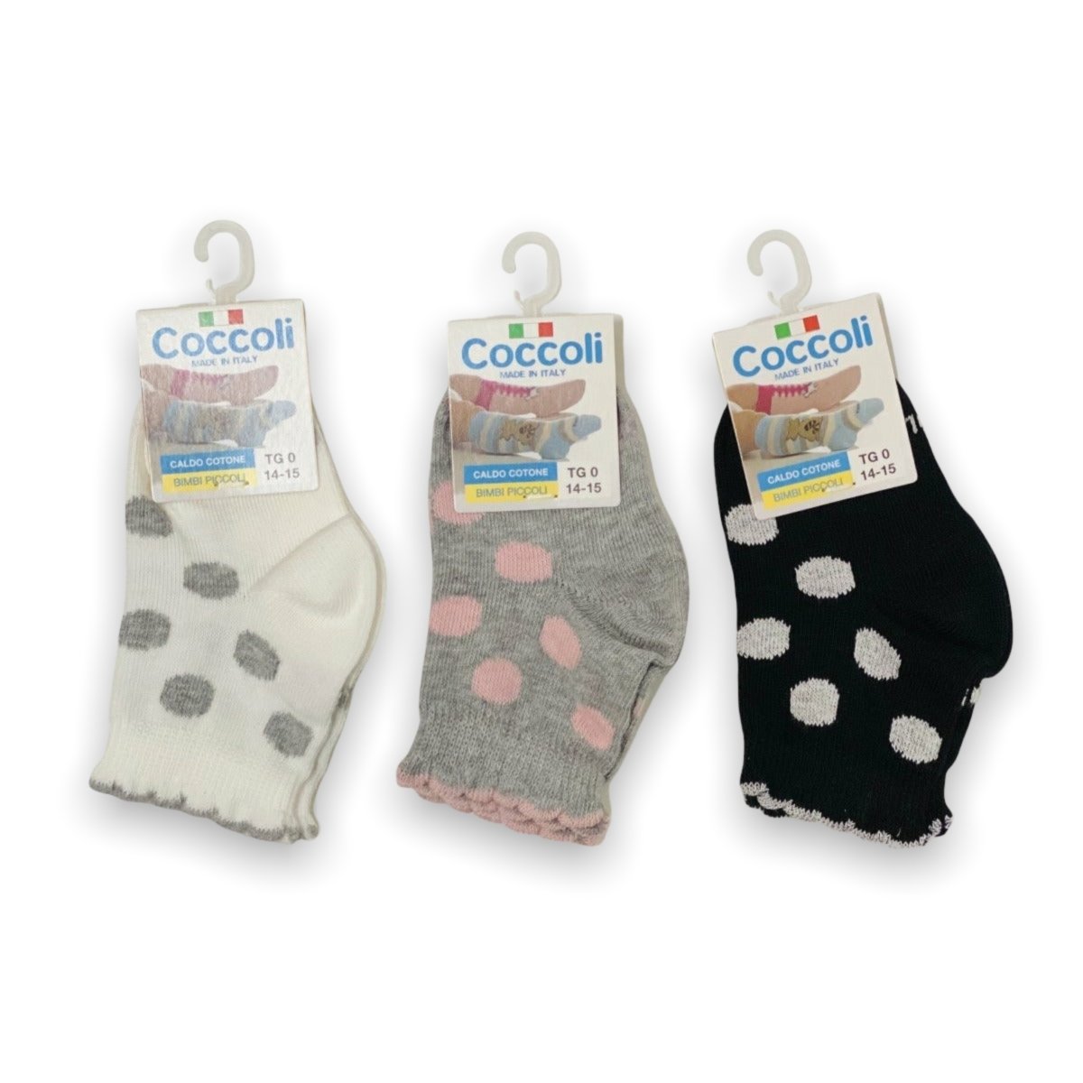 3 Calzini in Caldo cotone Neonata - Mstore016 - Calzino Bimba - Coccoli