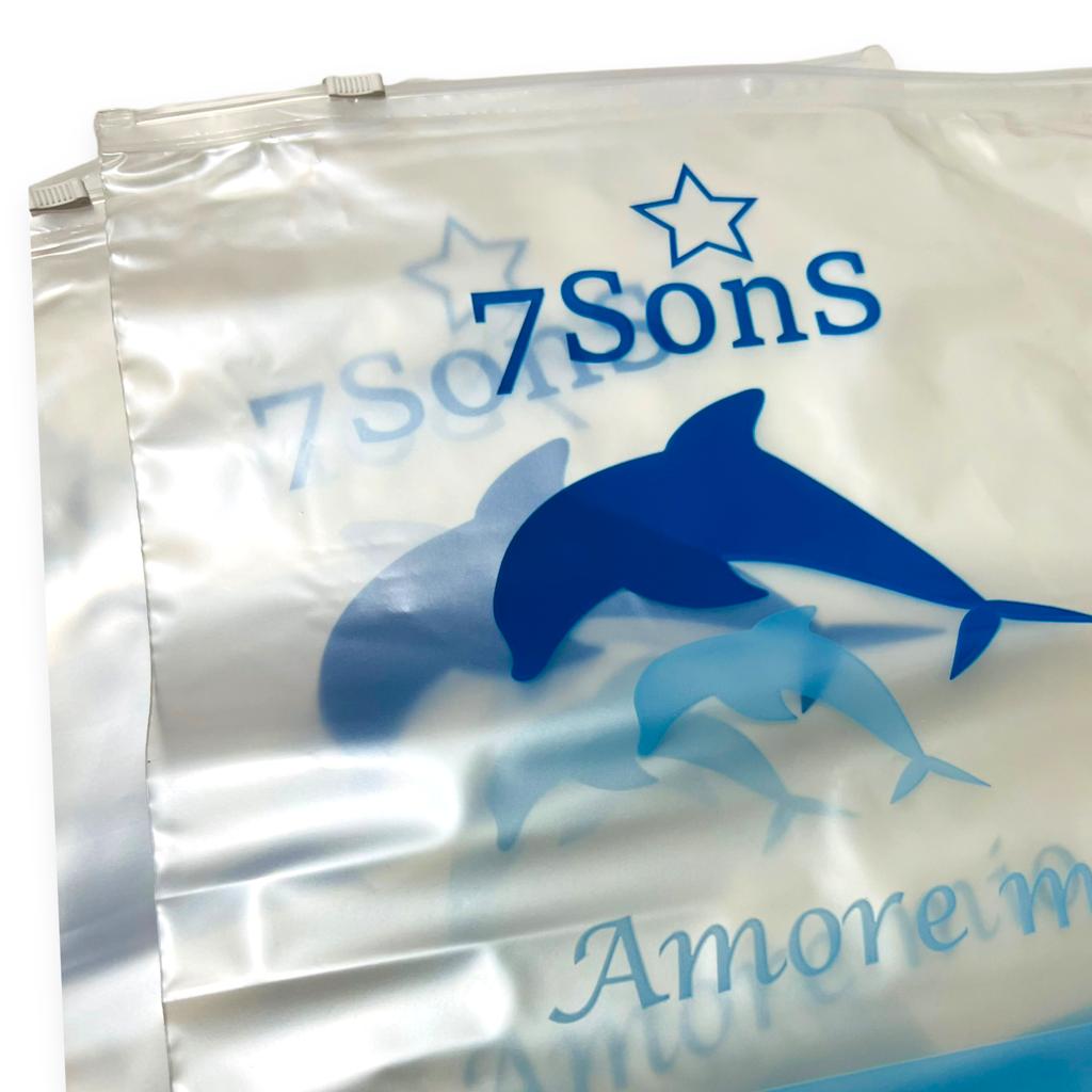 5 Sacchetti perlati per corredino - Mstore016 - Sacchetti corredino - 7sons