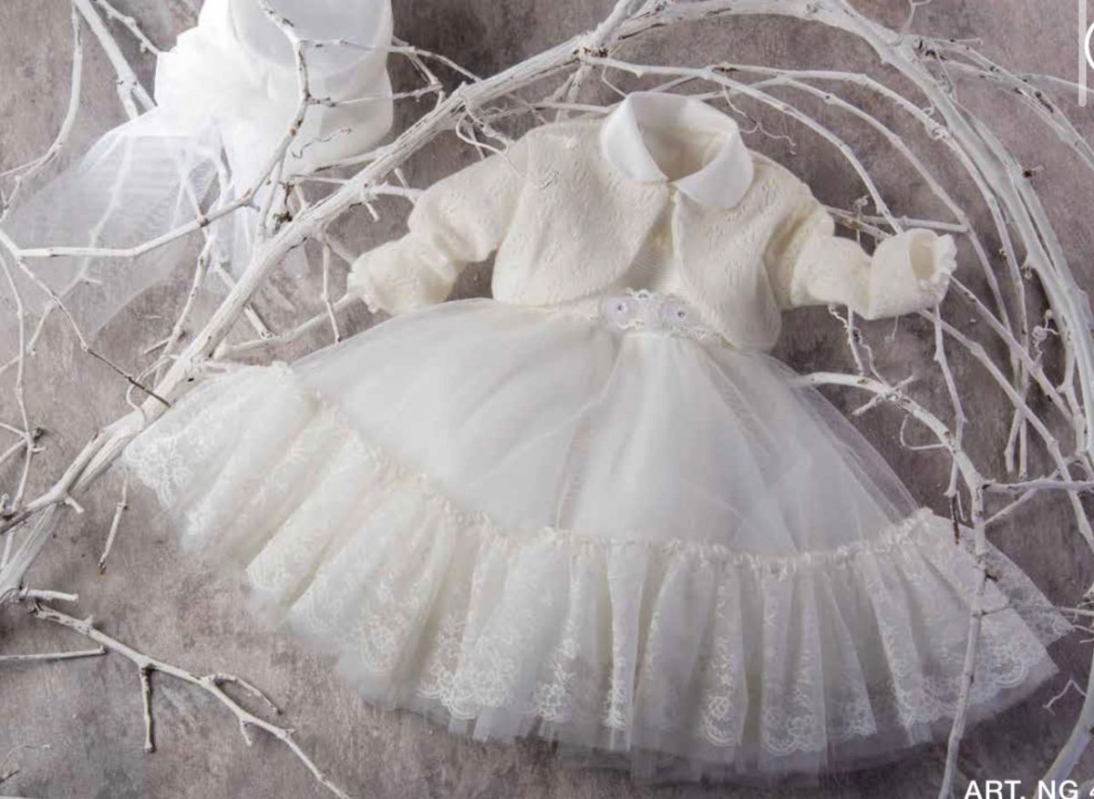Abito Battesimale Neonata - Mstore016 - Abito cerimonia neonata - Nazzareno Gabrielli