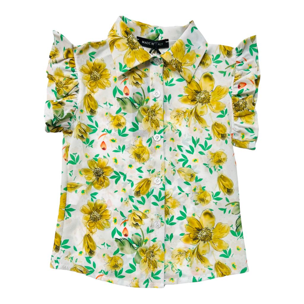 Camicia Neonata Fantasia a Fiori - Mstore016 - Camicia neonata - Great joy