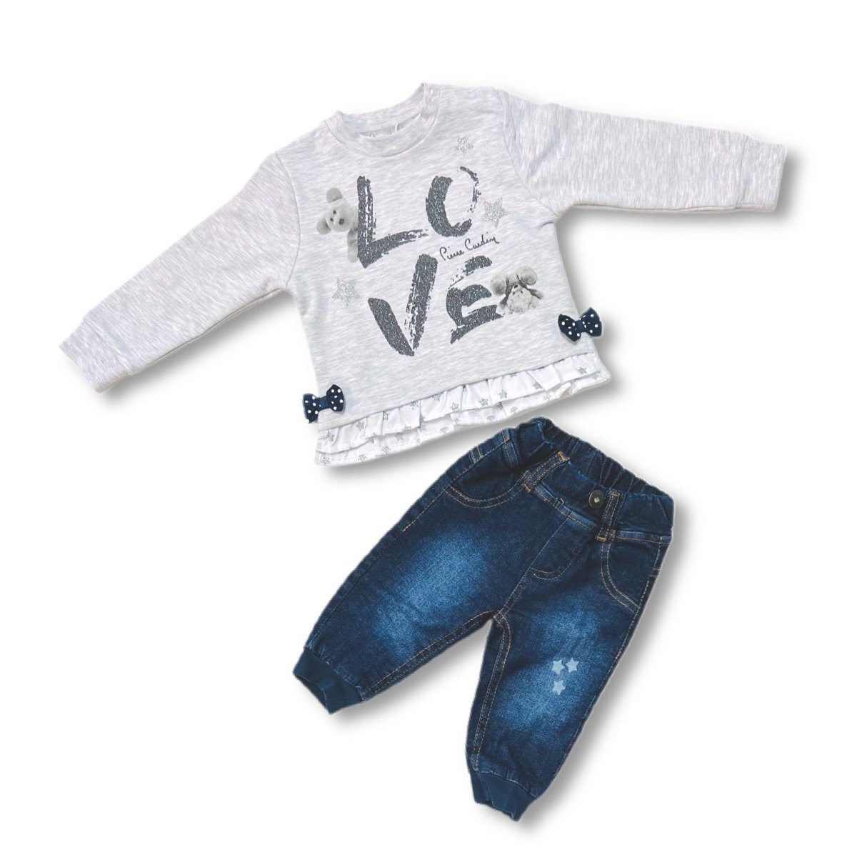 Completo Felpato Pierre Cardin neonata - Mstore016 - Completo Neonata - Pierre Cardin