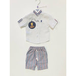 Completo in Lino Bimbo - Mstore016