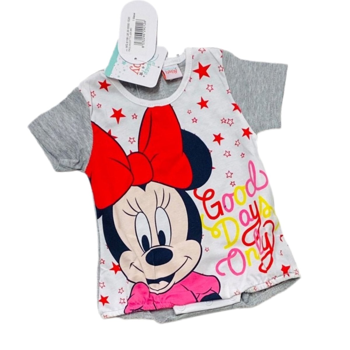 Pagliaccetto Disney Mickey Mouse 100% Cotone - Mstore016 - Tutina cotone disney - Disney