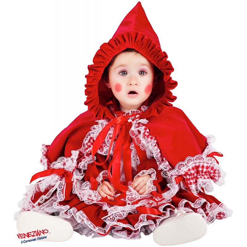 Piccola Cappuccetto Rosso Lusso - Mstore016 - Carnevale neonata - Veneziano