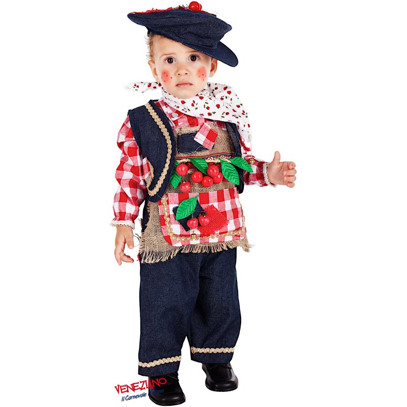 PICCOLO PASQUALINO CILIEGINO - Mstore016 - Carnevale neonato - Veneziano