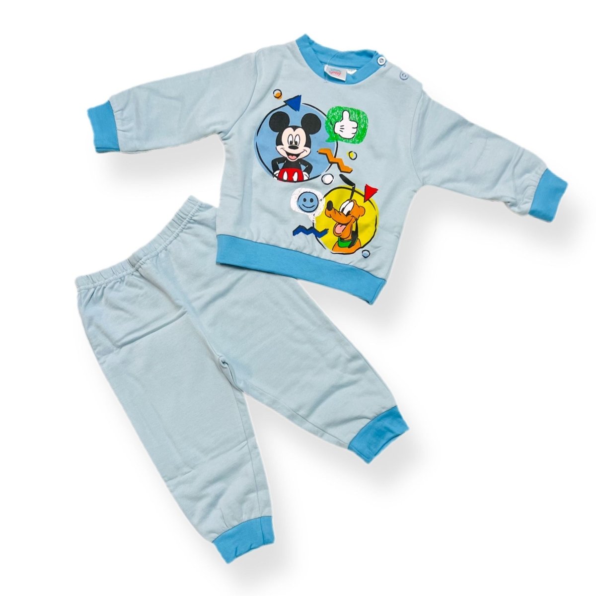 Pigiama Felpa Invernale Mickey Mouse - Mstore016 - Pigiama Felpa Invernale - Disney