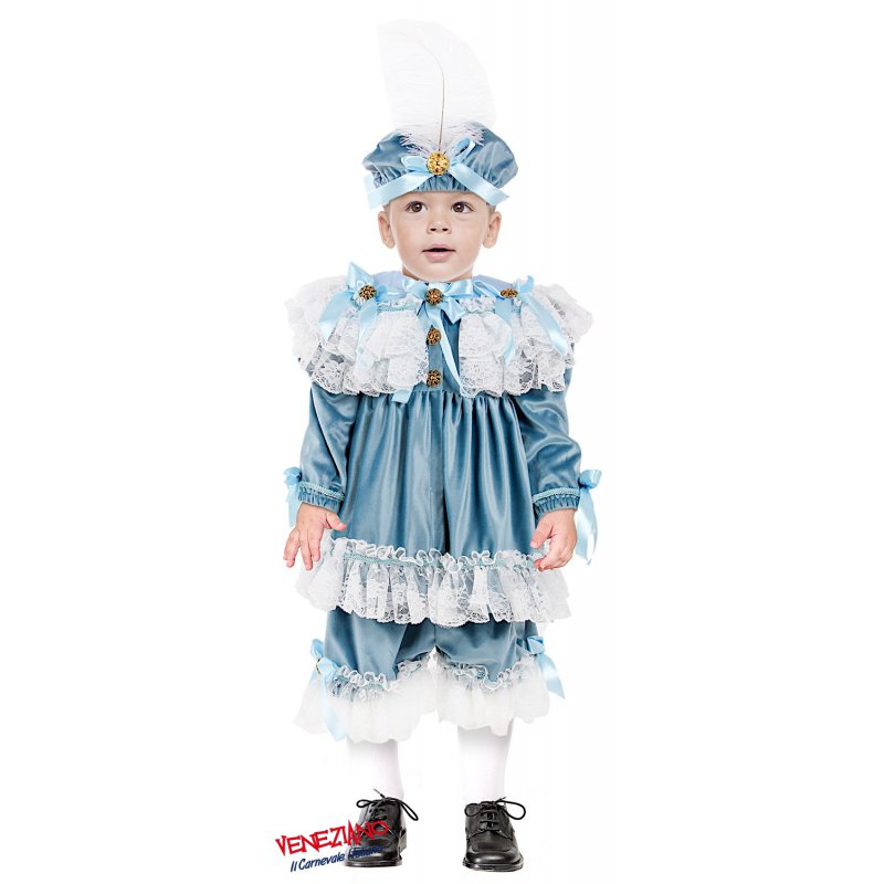 Principino Azzurro Deluxe - Mstore016 - Carnevale neonato - Veneziano