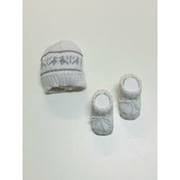 Set Cappello+Scarpe in Cotone 0/3 Mesi - Mstore016