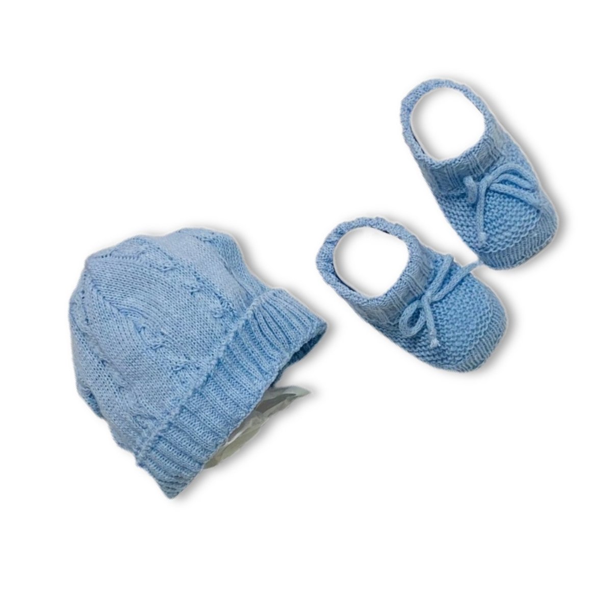 Set Cappello+Scarpe in Cotone 0/3 Mesi - Mstore016 - Set neonato - La Rocca