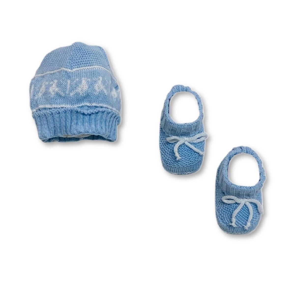 Set Cappello+Scarpe in Cotone 0/3 Mesi - Mstore016 - Set neonato - La Rocca