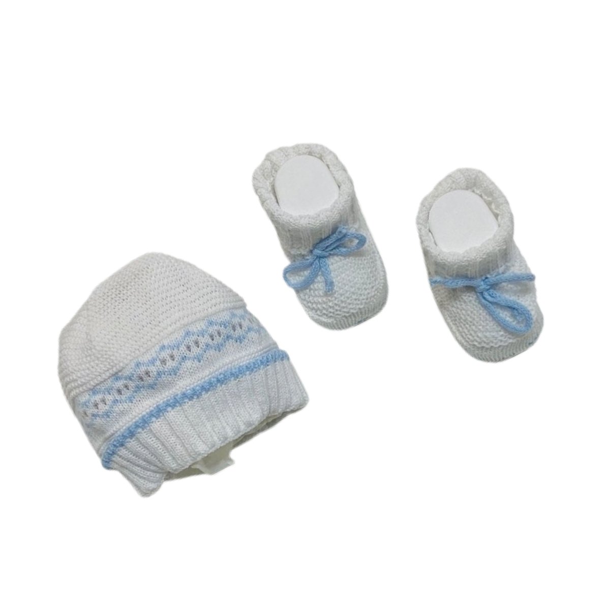 Set Cappello+Scarpe in Cotone 0/3 Mesi - Mstore016 - Set neonato - La Rocca