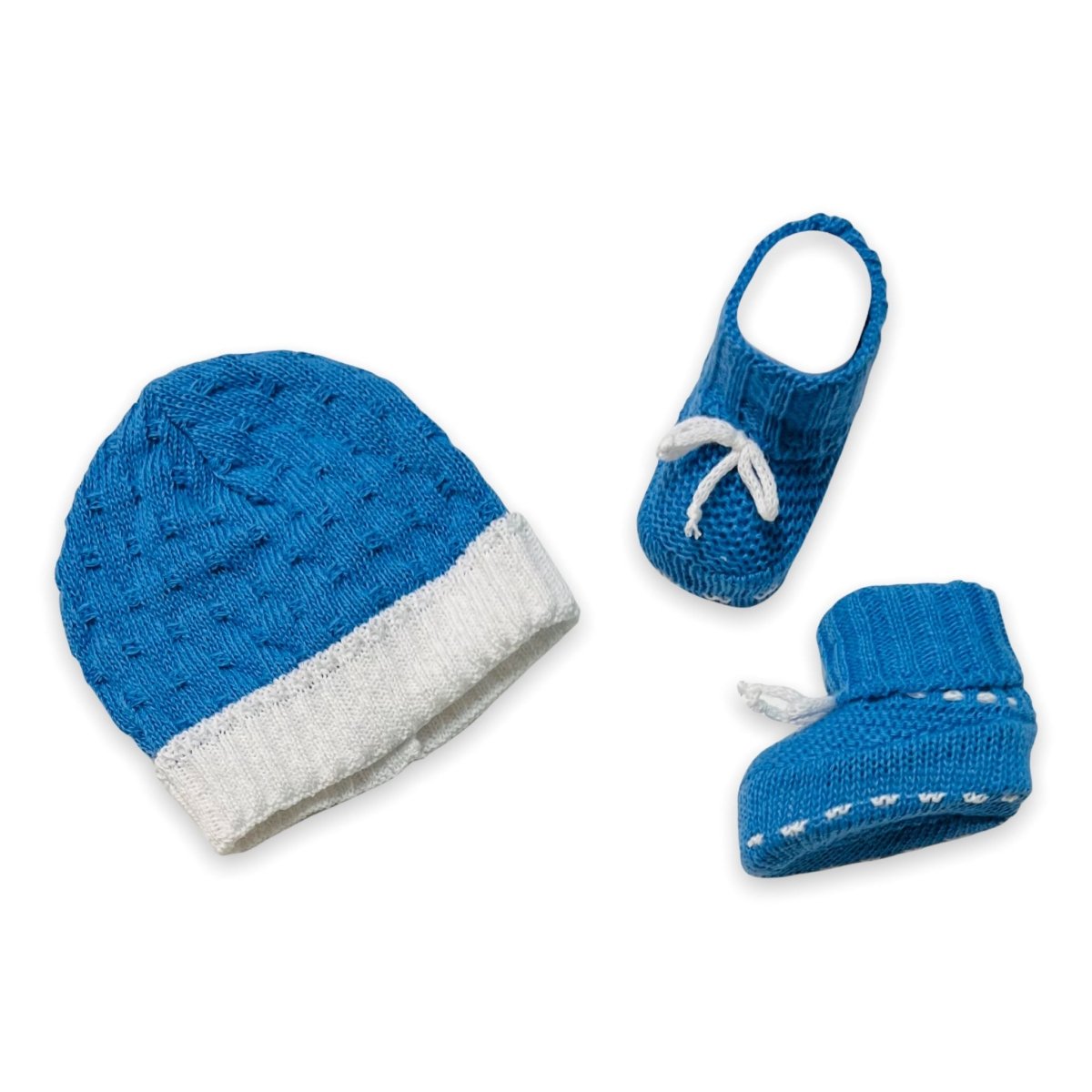 Set Cappello+Scarpe in Cotone 0/3 Mesi - Mstore016 - Set neonato - La Rocca