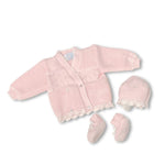 Set Golfino+Scarpette+Cappello in Misto 0/6 Mesi - Mstore016 - Golfino - La Rocca