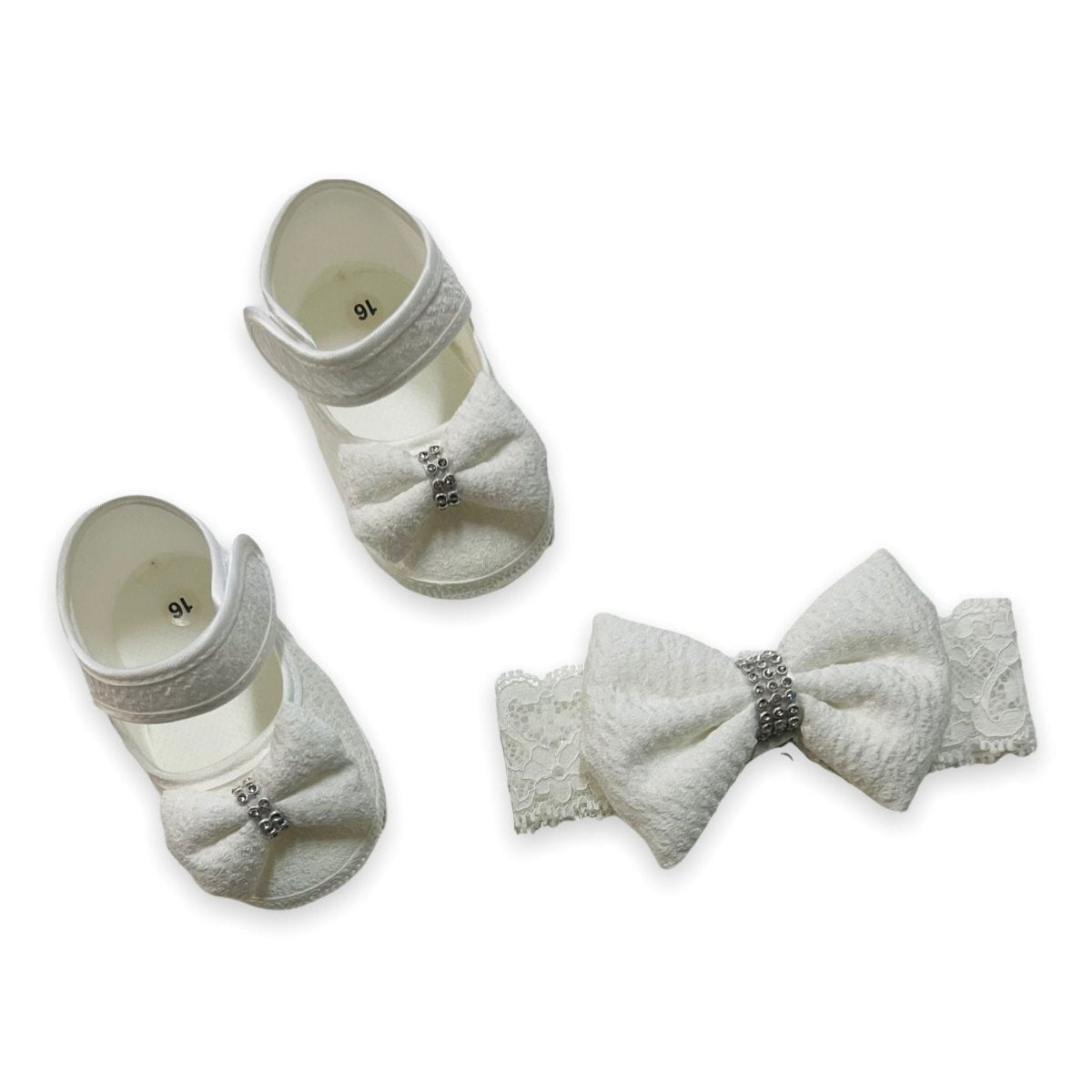 Set Scarpina + Fascia Neonata - Mstore016 - Set Scarpina + Fascia Neonata - Nazzareno Gabrielli