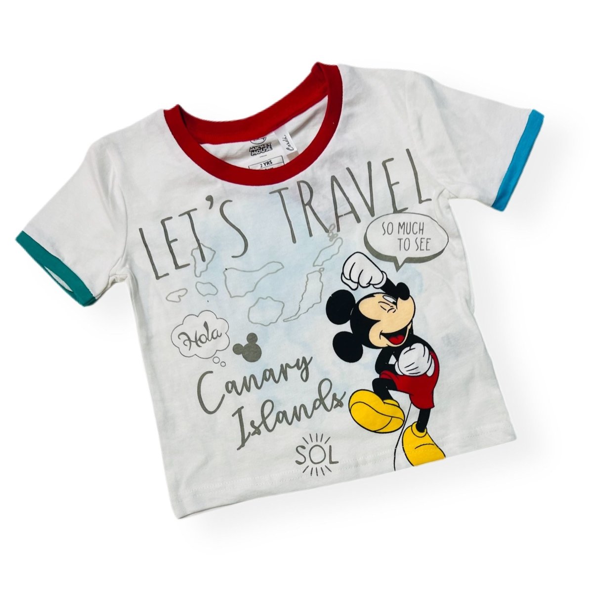 T-shirt Mickey Mouse 100% Cotone - Mstore016 - T-shirt Mickey Mouse - Disney