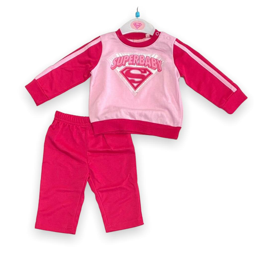 Tuta Super Girl Neonata Cotone - Mstore016 - Tuta Neonata - Disney