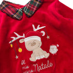 Tutina ciniglia Natalizia - Mstore016 - Tutina ciniglia - Pastello