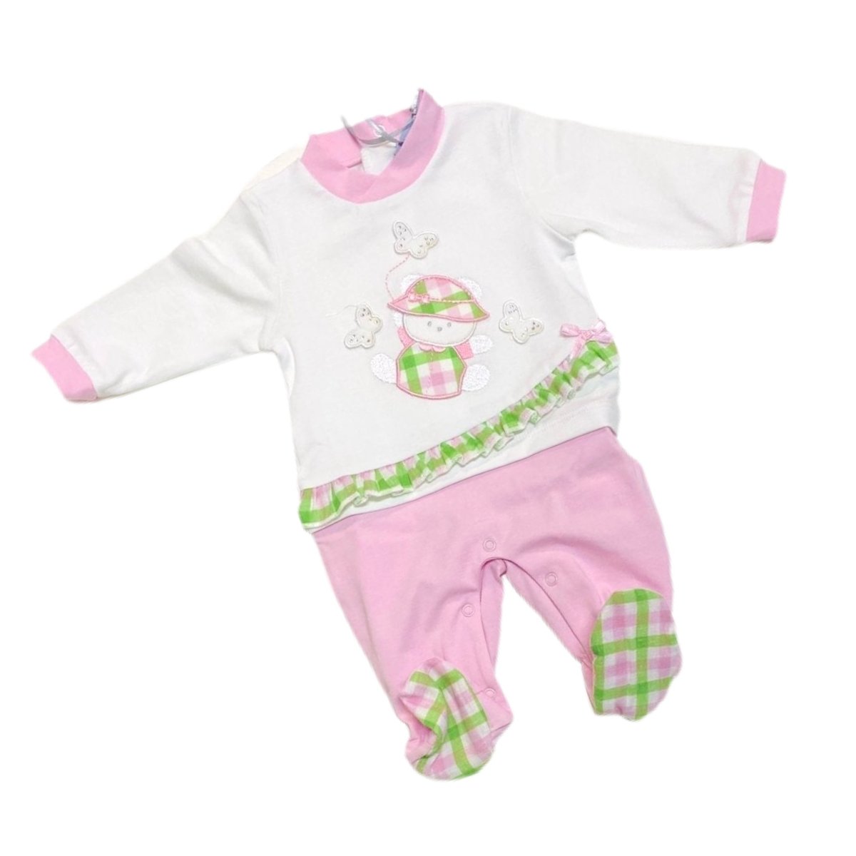 Tutina Cotone Bidibimbo - Mstore016 - Tutina 100% Cotone neonata - Bidibimbo